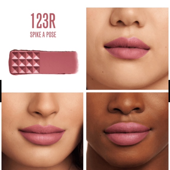 NWT Valentino Spike Buttery Matte Lipstick in “123R Spike a Pose” 2.3g - Picture 3 of 7